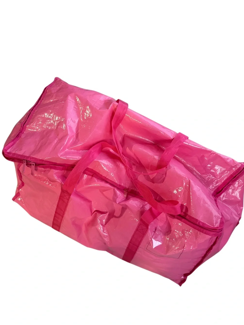 New 24 gallon large Pink Heavy-Duty Storage Tote Bag with Handles